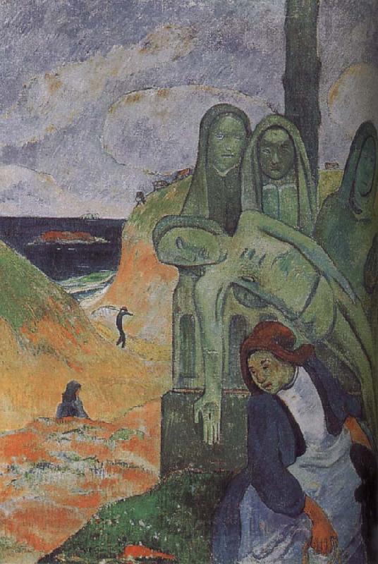 Paul Gauguin Green Christ Norge oil painting art